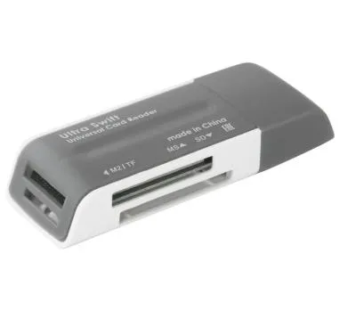 Картридер DEFENDER Ultra Swift USB 2.0, 4 слота