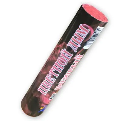 Цветной дым Happy Family FPS007 фонтан 120 сек розовый