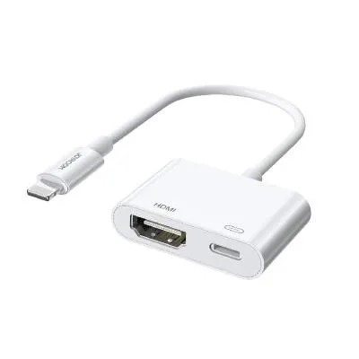 Адаптер переходник конвертер с Lightning на HDMI + Lightning Joyroom S-H141 белый