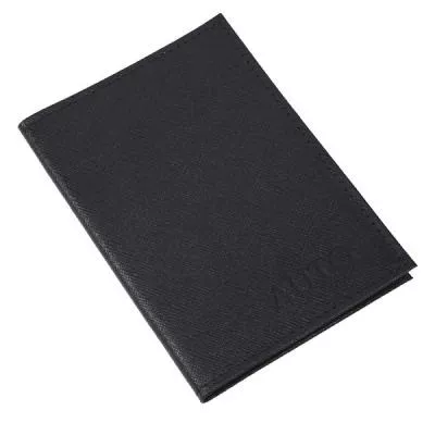 Обложка для автодокументов АВ100, чёрный, сафьян   4348955																													