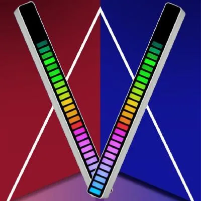 Умный светильник RGB эквалайзер светодиодный New Upgrade W-08 (1шт)