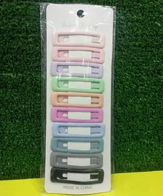 Заколка для волос клик клак прямоугольная 1шт