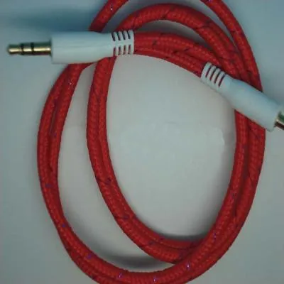 Кабель Aux розовый