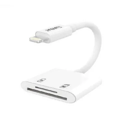 Картридер Ealdom ET-OT47 для iP Lightning на SD/TF белый
