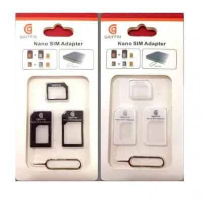 Переходник универсальный для Sim Griffin 4 в 1 белый