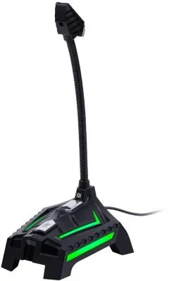 Микрофон компьютерный настольный Игровой стрим DEFENDER Ring GMC 150 USB, LED, кабель 1,5 м 