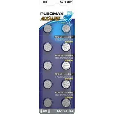 Батарейка Pleomax алкалиновая AG13-LR44 (357) LR1154