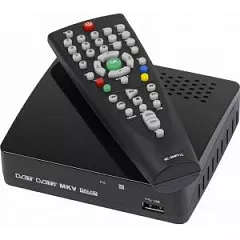 Цифровая приставка, антенна, пульт, кабель 3RCA