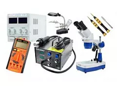 Оборудование и инструменты для ремонта телефонов, планшетов, ноутбуков