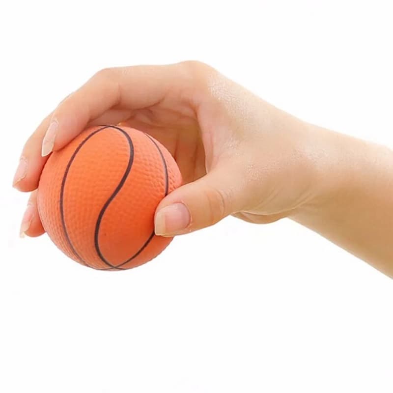 Мяч попрыгунчик мини баскетбольный 6см