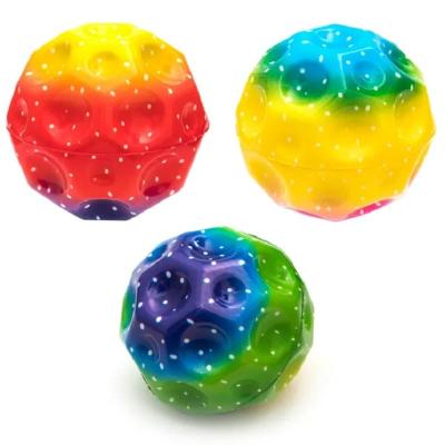 Мяч попрыгунчик лунный галактический 6см