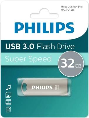 Флеш-накопитель Philips IRON USB 3.0 металл серый 32Gb