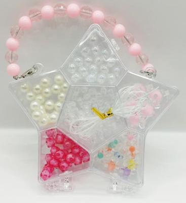 Набор для рукоделия и плетения из бусин сумочка звезда