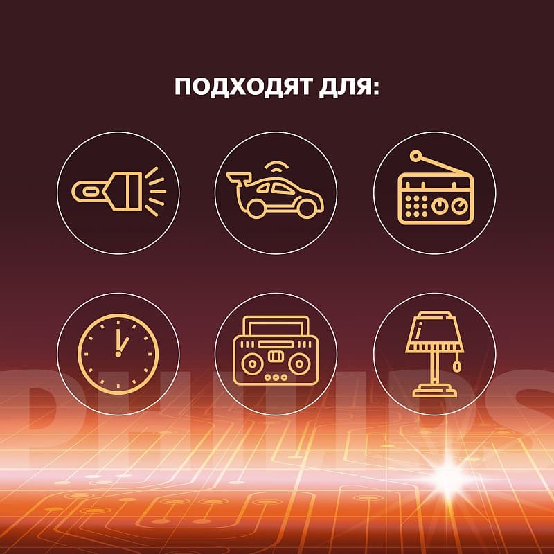 Батарейка Philips алкалиновая LR14-2BL 1.5v