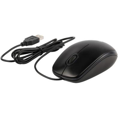 Мышь проводная Logitech B100 1000dpi 3 кнопки 1.8м черная