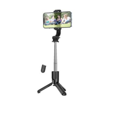 Монопод для селфи Hoco K17 Mini трипод с пультом BT черный
