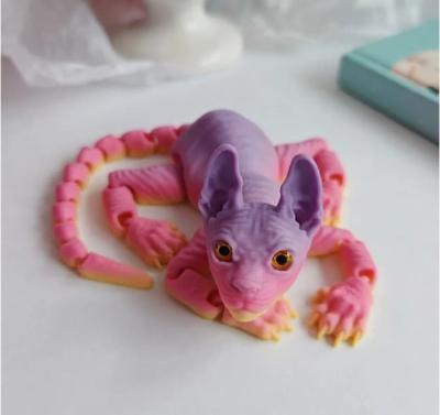 Подвижная игрушка 3D кот Сфинкс 31см