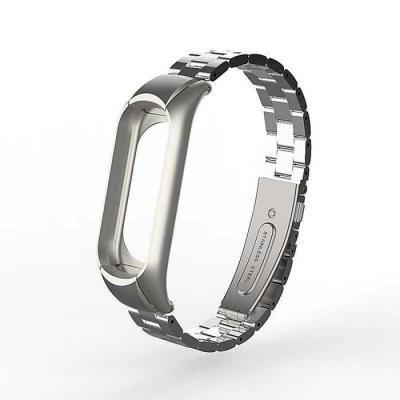 Ремешок для Mi Band 3 CBXM314 металлический Silver