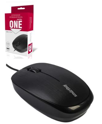 Мышь проводная Smartbuy ONE 216 черная (SBM-216-K)