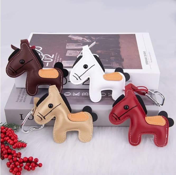 Брелок на сумку Лошадь кожаный (FM2)