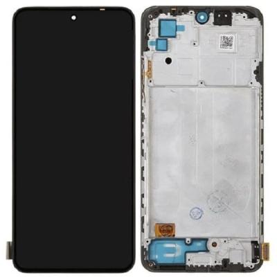 Дисплей для Xiaomi Redmi Note 10/Note 10S/Poco M5S (G) + тачскрин черный с рамкой OLED