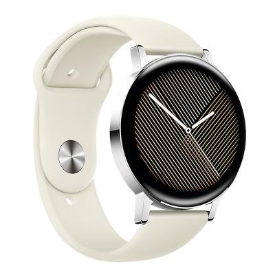 Универсальный ремешок для часов 22мм HOCO WH11 Flexible series classic силиконовый застежка кнопка бежевый (star color)