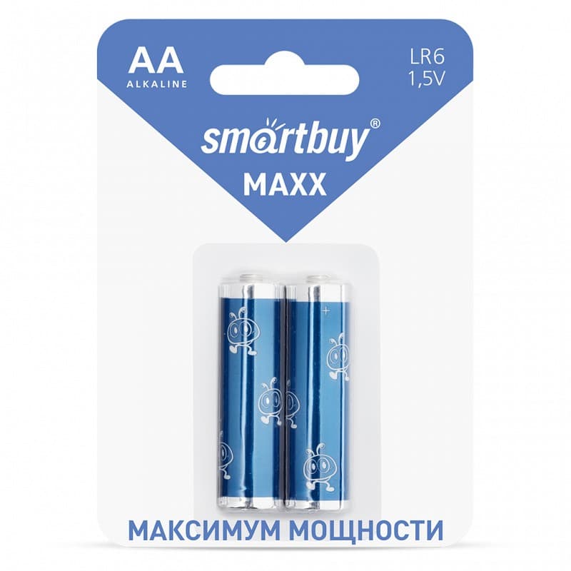 Батарейка Smartbuy алкалиновая LR6/2B MAXX (SBBM-2A02B)