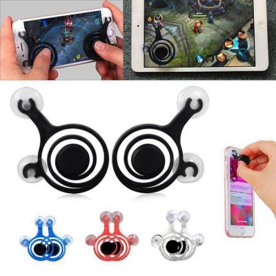 Мобильный игровой джойстик с двумя присосками прозрачный