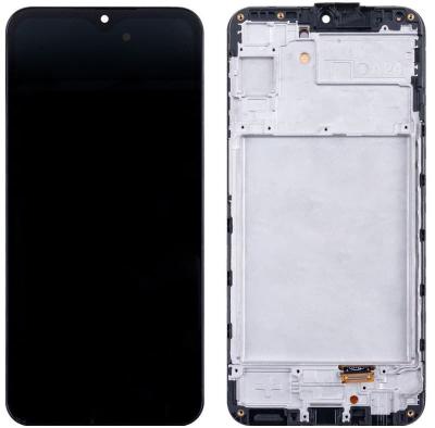 Дисплей для Samsung A24 4G/A245 (G) + тачскрин черный с рамкой OLED