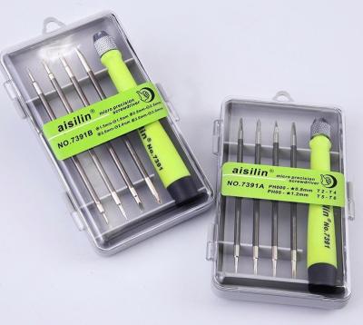 Набор отверток Aisilin 7391B  (4 насадки)