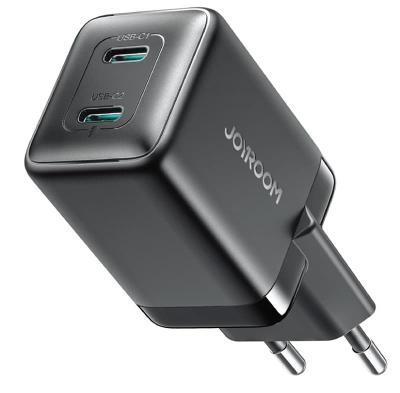 Сетевое зарядное устройство Адаптер Блок питания Joyroom JR-TCG17EU 2PD 45W 2Type-C USB-C черное