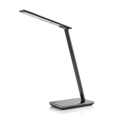 Лампа настольная Светильник с беспроводной зарядкой QI-601 черная