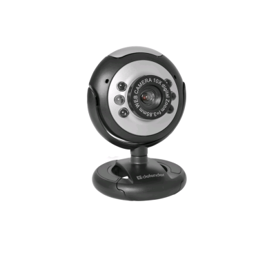 Web-камера веб камера DEFENDER C-110 0.3МП USB 2.0, подсветка, кнопка фото черная