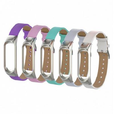 Ремешок для Mi Band 3/Mi Band 4 CBXM421 кожа Blue