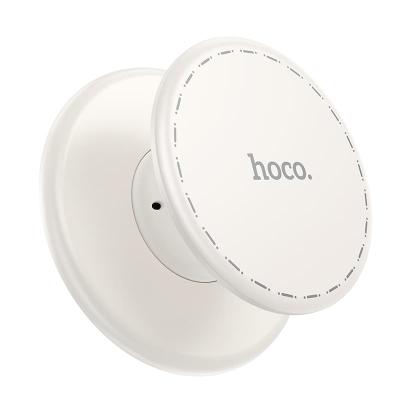 Магнитный держатель попсокет для телефона HOCO GH8 молочно-белый