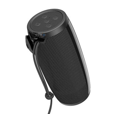 Колонка блютуз Borofone BR20 Sound Wave LED черная 2400mAh