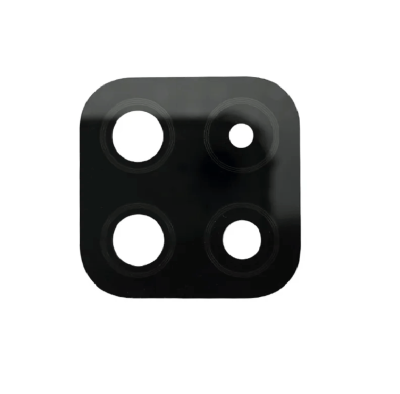 Стекло камеры для Samsung A225/A22 черное +рамка