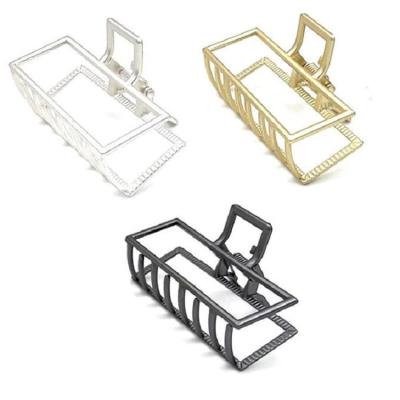 Крабик для волос золото металл