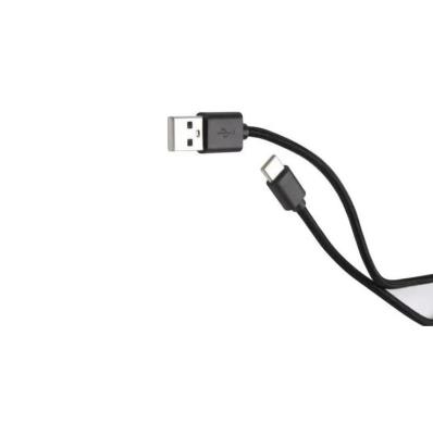 Кабель для зарядки Type-C USB Red Line 5А 50см в нейлоновой оплетке черный