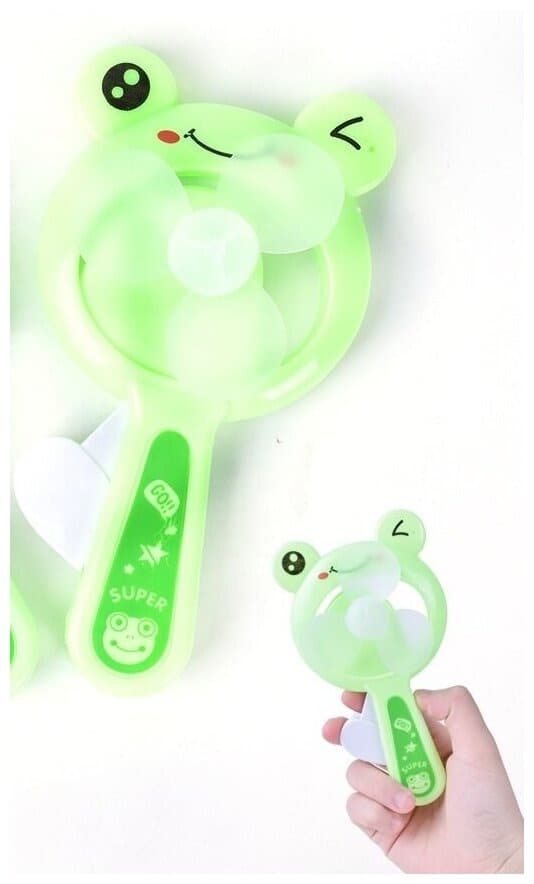 Ручной вентилятор мини Лягушка 