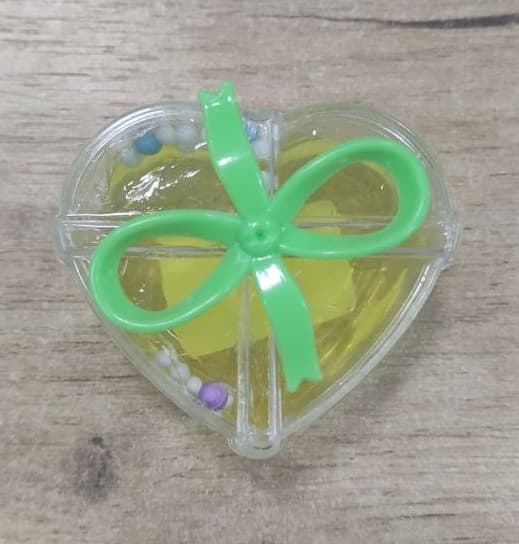 Слайм подарочек с шариками 3см