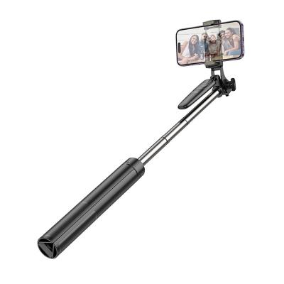 Монопод для селфи Hoco K19 трипод с пультом BT черный