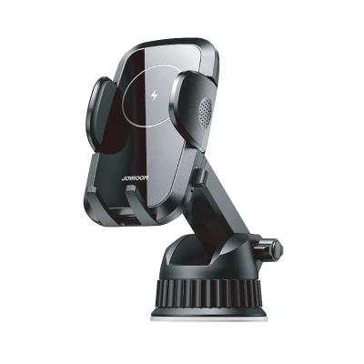 Автомобильный держатель для телефона Joyroom JR-ZS241 с беспроводной зарядкой 15W на панель черный
