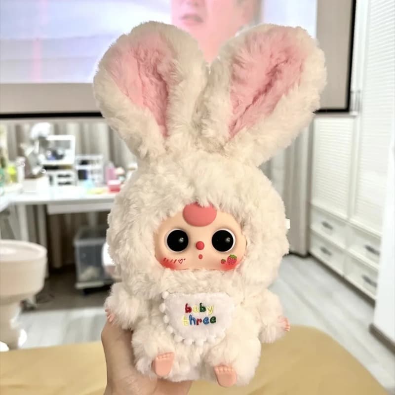 Мягкая игрушка сюрприз кролик лабу 29см