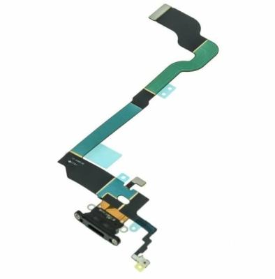 Шлейф для iphone X на системный разъем/микрофон черный o