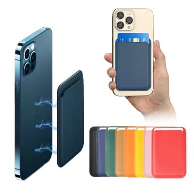 Карман на телефон чехол для карт картхолдер магнитный для magsafe кожа черный