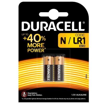 Батарейка Duracell щелочная N/LR1-2BL 1.5v