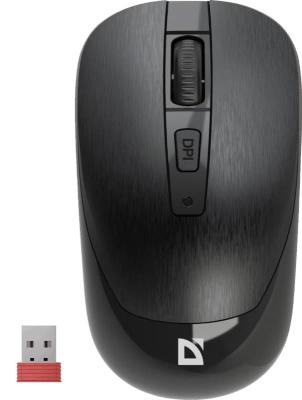 Мышь беспроводная DEFENDER Wave MM-995 черная,4D, 800-1600 dpi бесшумная