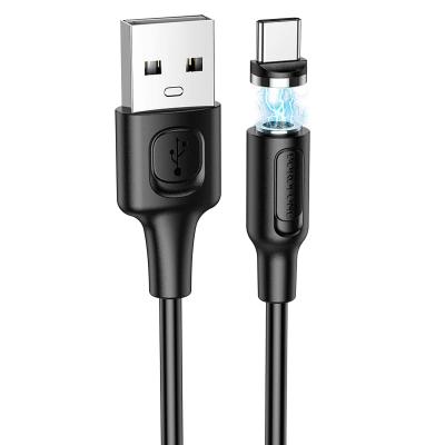 Кабель для зарядки Type-C USB Borofone BX41 3A 1м магнитный черный