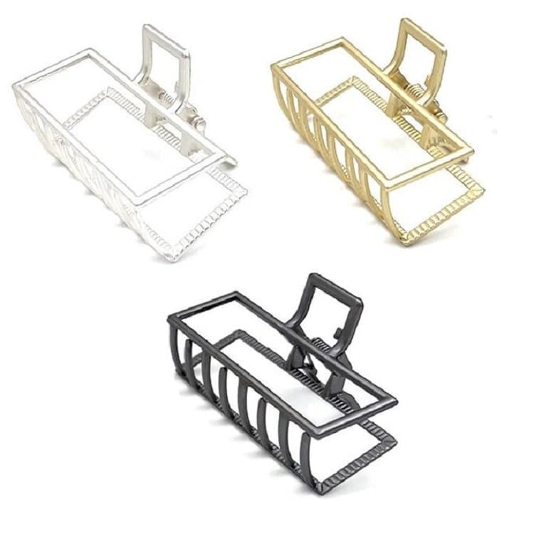 Крабик для волос золото металл